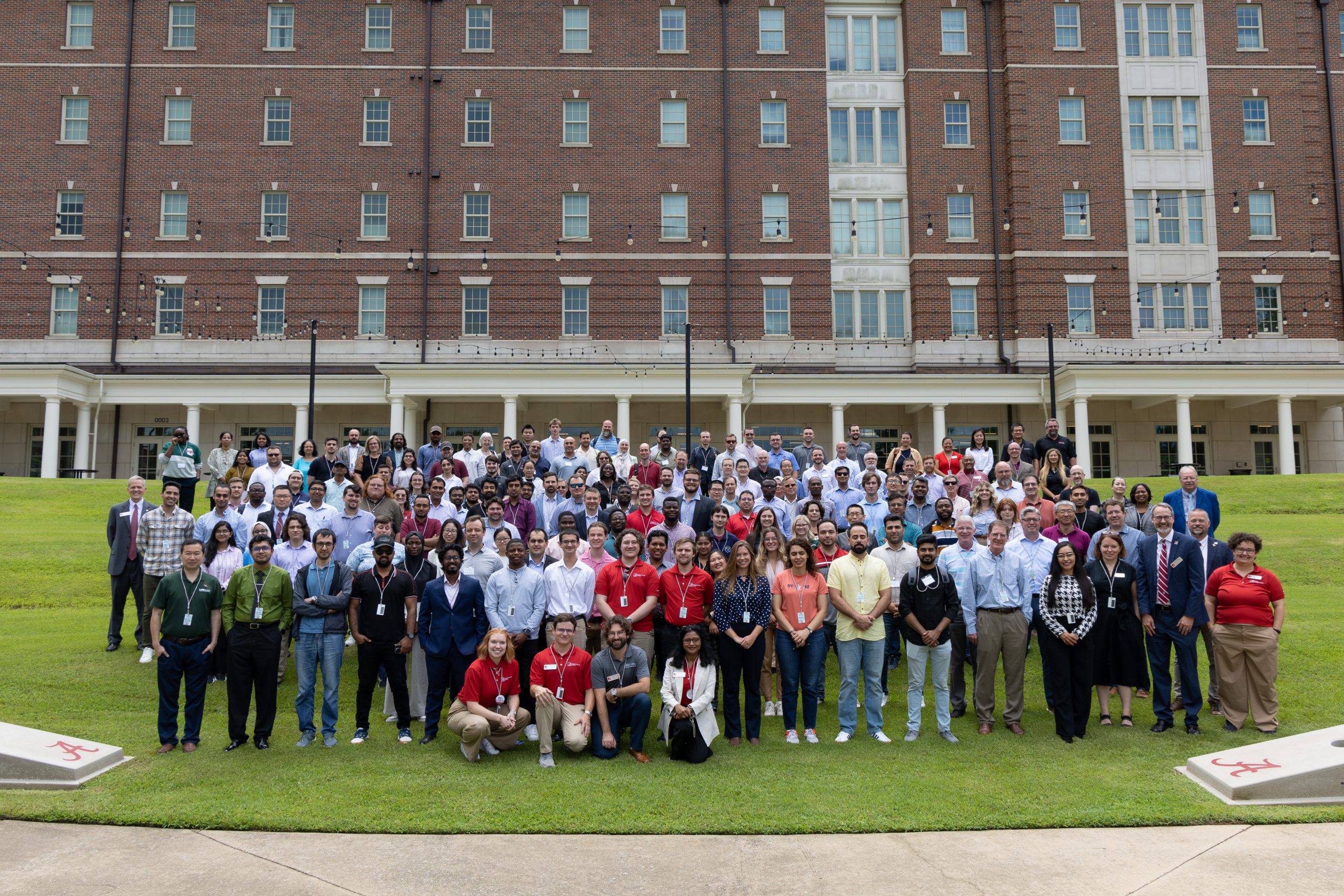 full group of participants at the AMI Open House